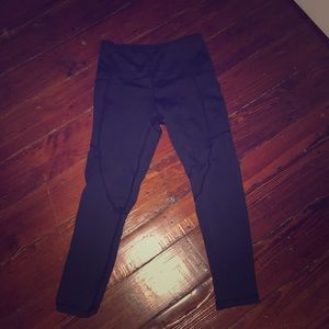 Black Workout Leggings with Pockets